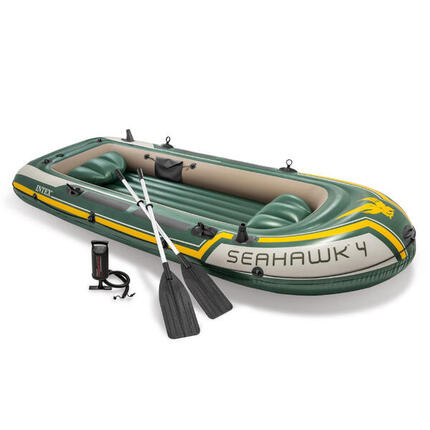Intex Seahawk 4 Set - Boat gonflable à quatre personnes