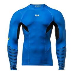 Camiseta Rashguard de Compresión Anti-UV para Piragüismo, Kayak y SUP - Azul