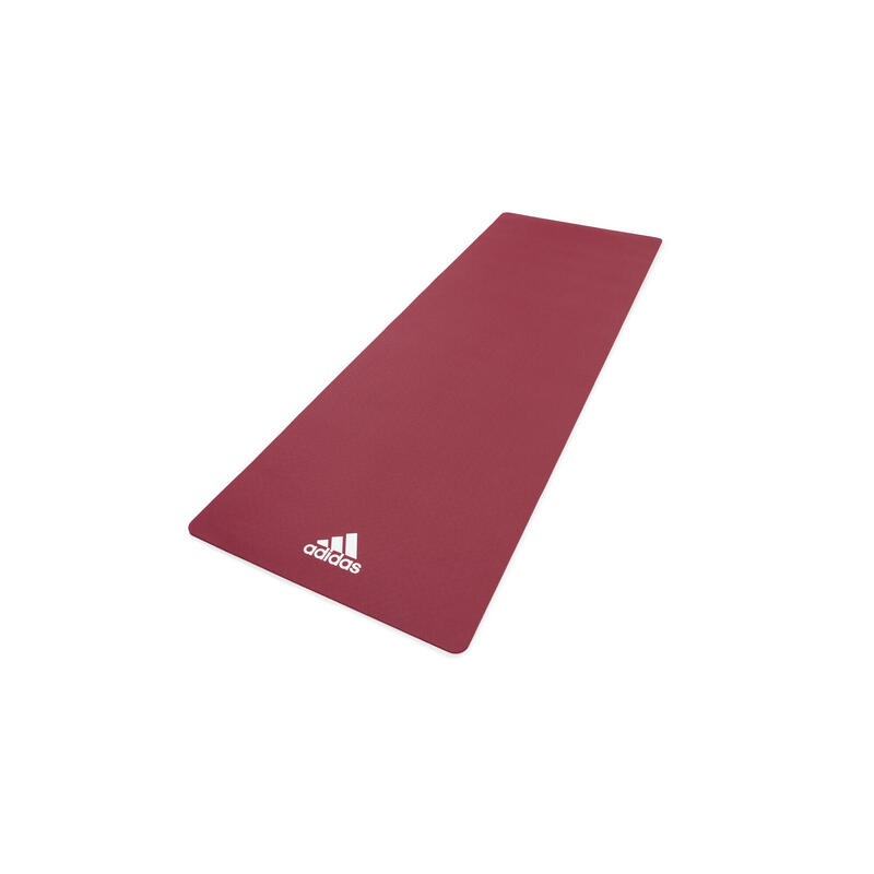 Adidas Fitness- und Yogamatte, 8 mm, Dunkelrot