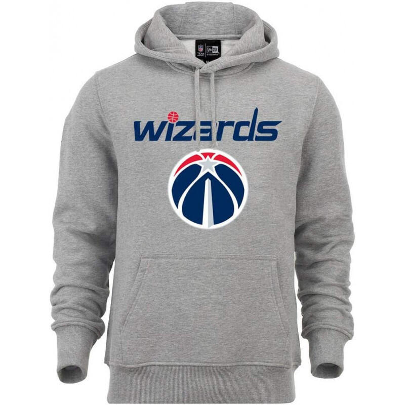 Sweat à capuche New Era avec logo de l'équipe Washington Wizards