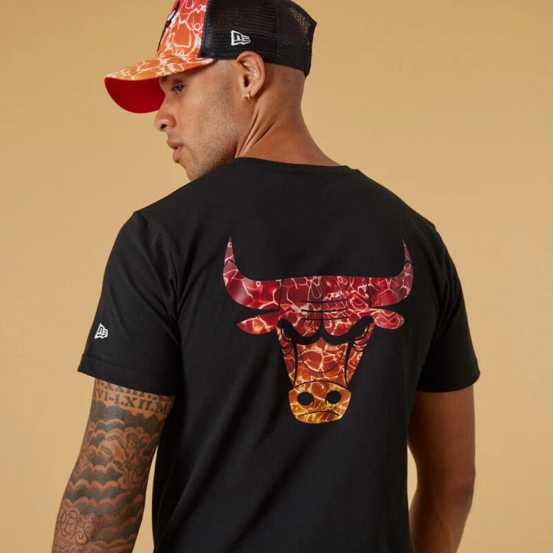 T-Shirt NBA Chicago Bulls Body Water Print Herren NEW ERA