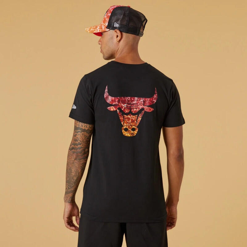 T-Shirt NBA Chicago Bulls Body Water Print Herren NEW ERA