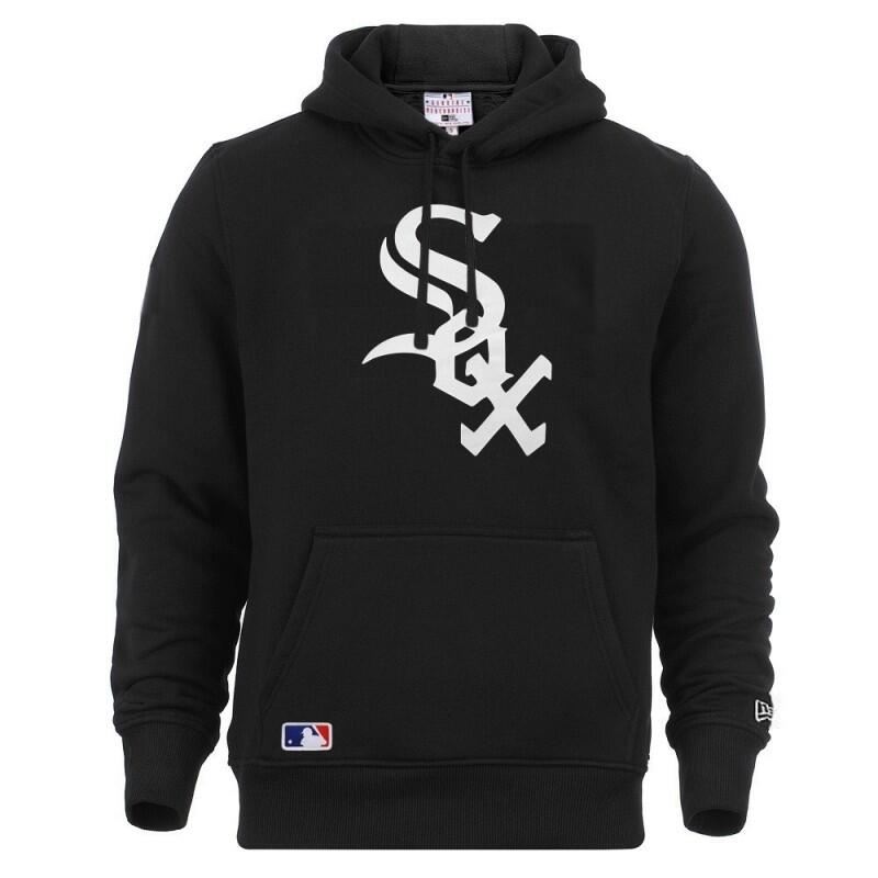 Sweat à capuche New Era avec logo de l'équipe Chicago White Sox