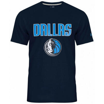 T-Shirt NBA Dallas Mavericks New Era Team logo Bleu marine -New era