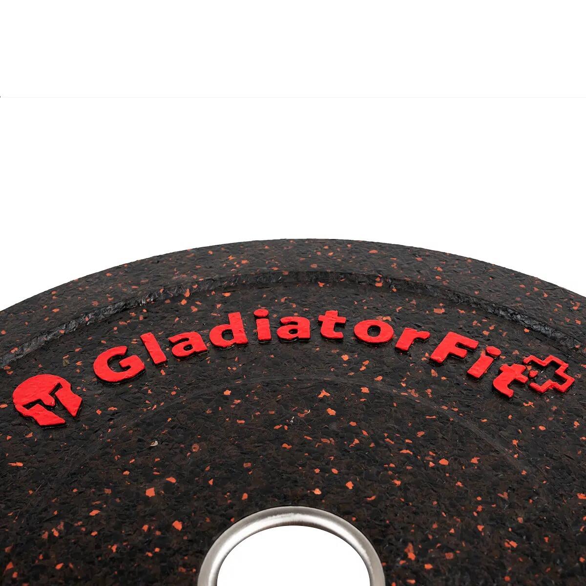 Disco olimpico "Hi-Temp" in gomma Ø 51 mm GladiatorFit 2/5