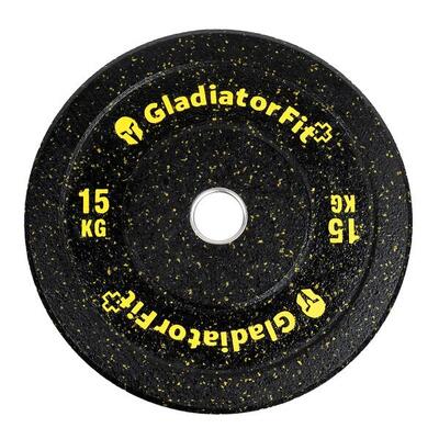 Disco olimpico "Hi-Temp" in gomma Ø 51 mm GladiatorFit