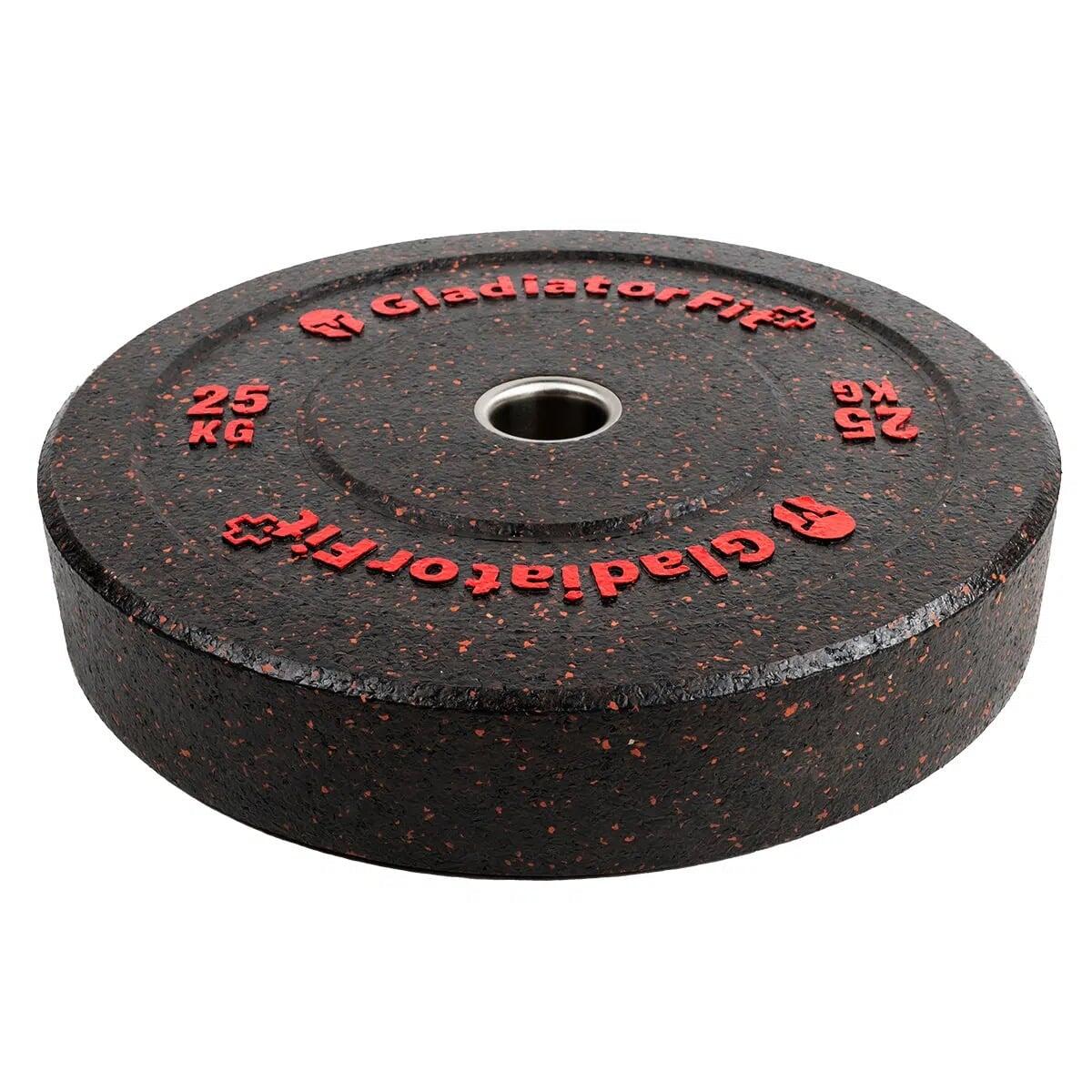 Disco olimpico "Hi-Temp" in gomma Ø 51 mm GladiatorFit 3/5