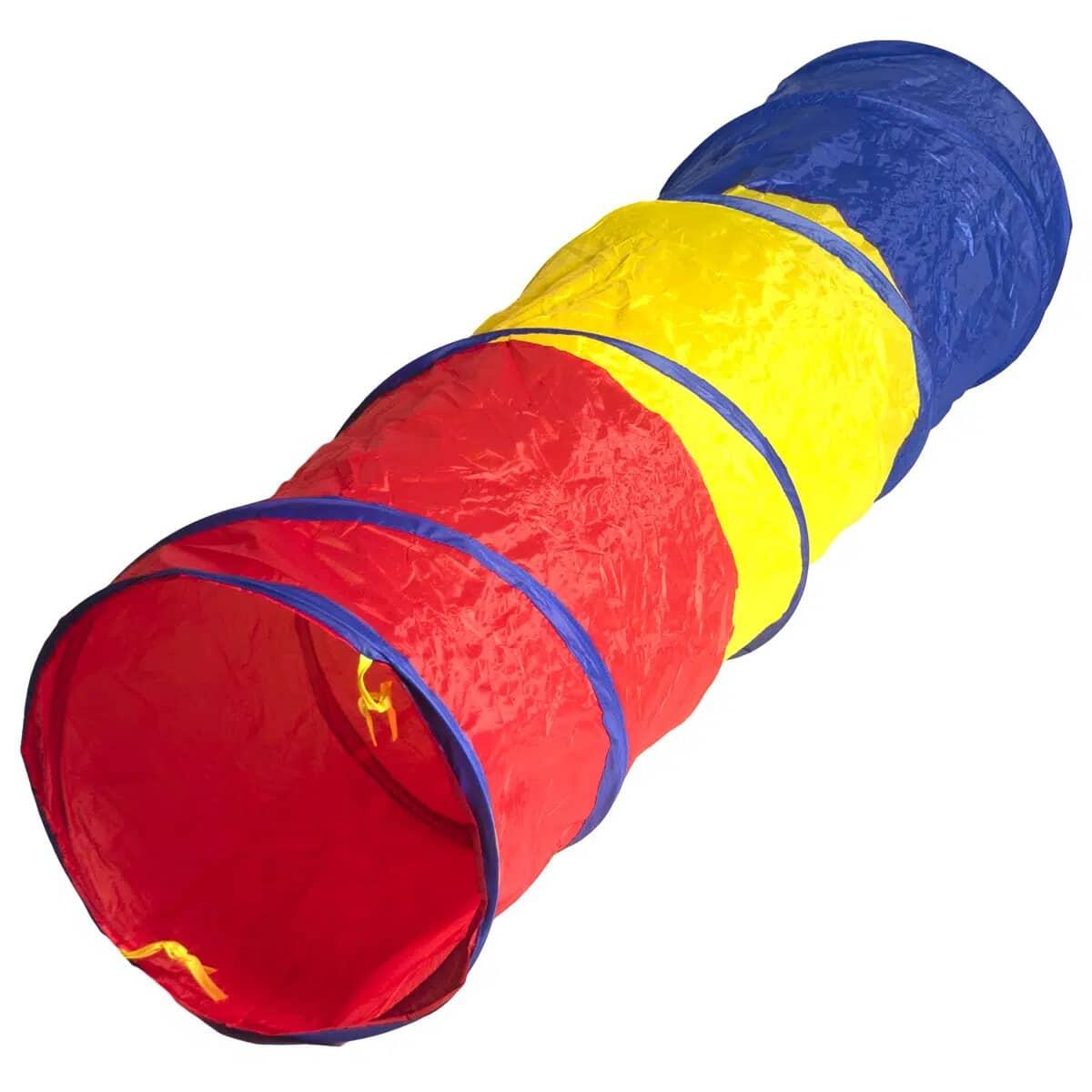 GLADIATORFIT Spieltunnel für Kinder 180cm aus Stoff Ø 45cm