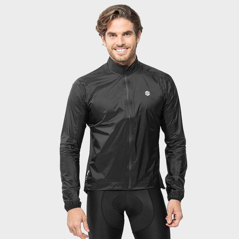 Veste de pluie vélo homme Cyclisme J2 Tourmalet Noir