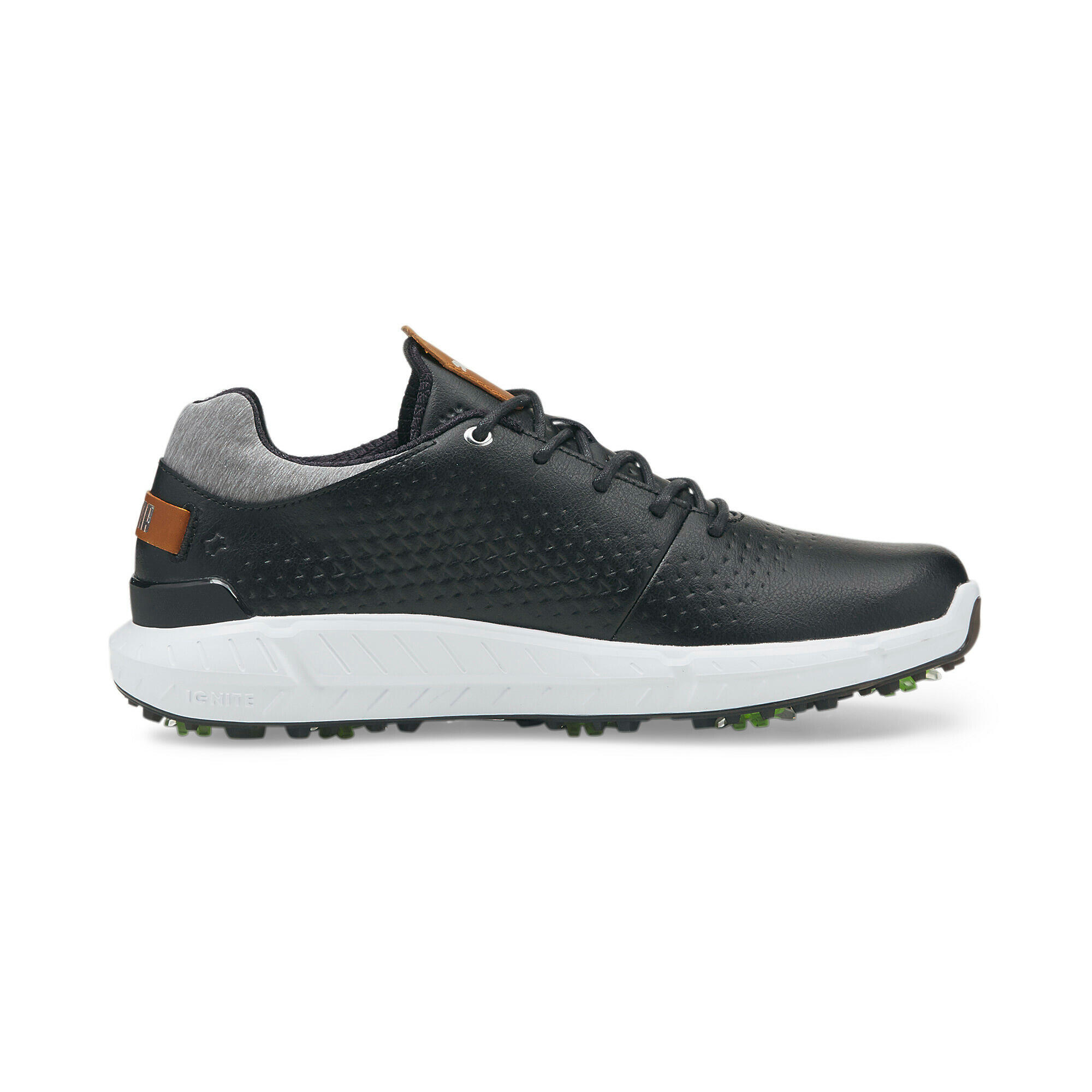 Puma IGNITE ARTICULATE Leather Golf Shoes Black/Silver 7/7
