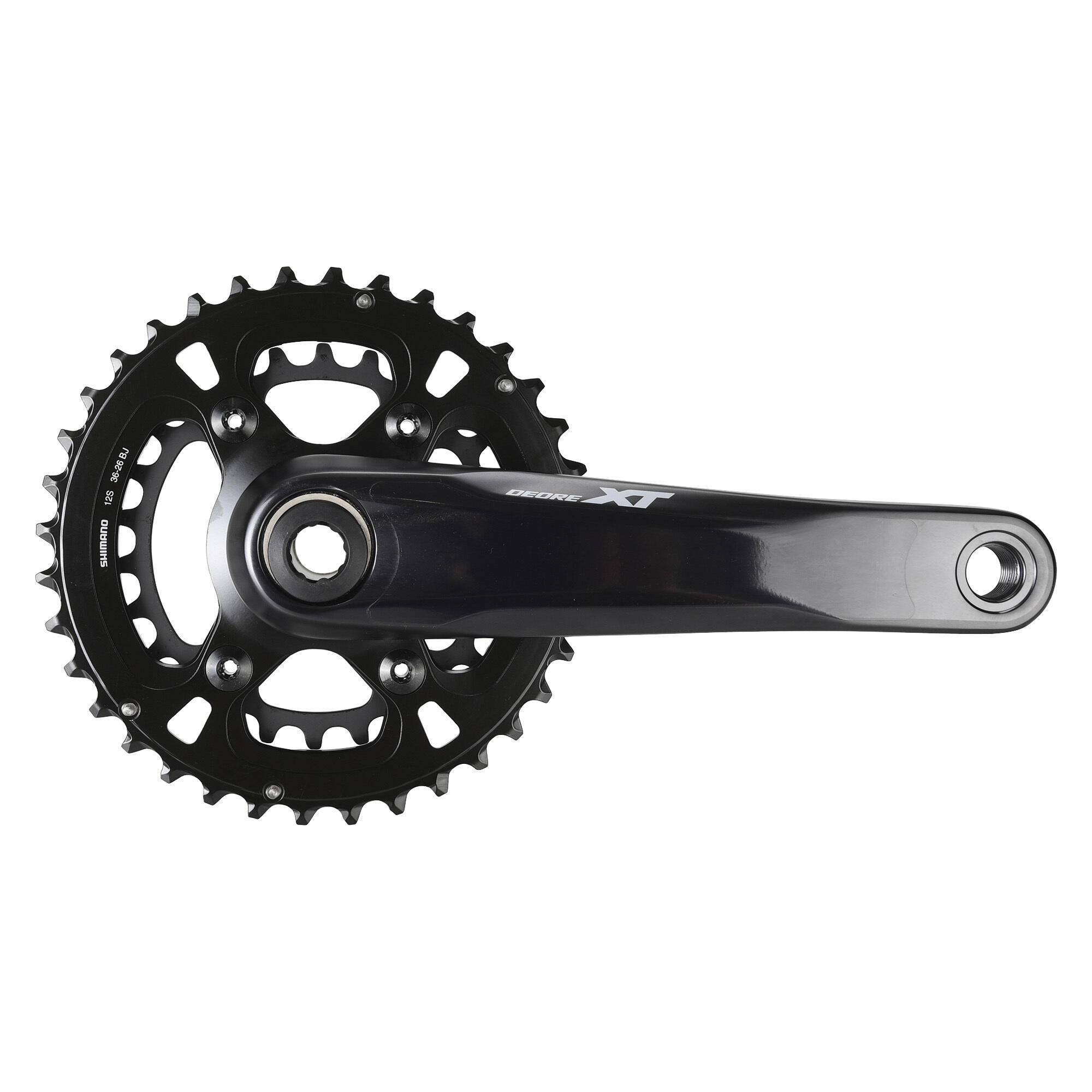 Shimano - Pédalier Double Shimano Deore Xt Fc-m8100-2 12v - Axe De Roue - Noir - 175 Mm - Decathlon