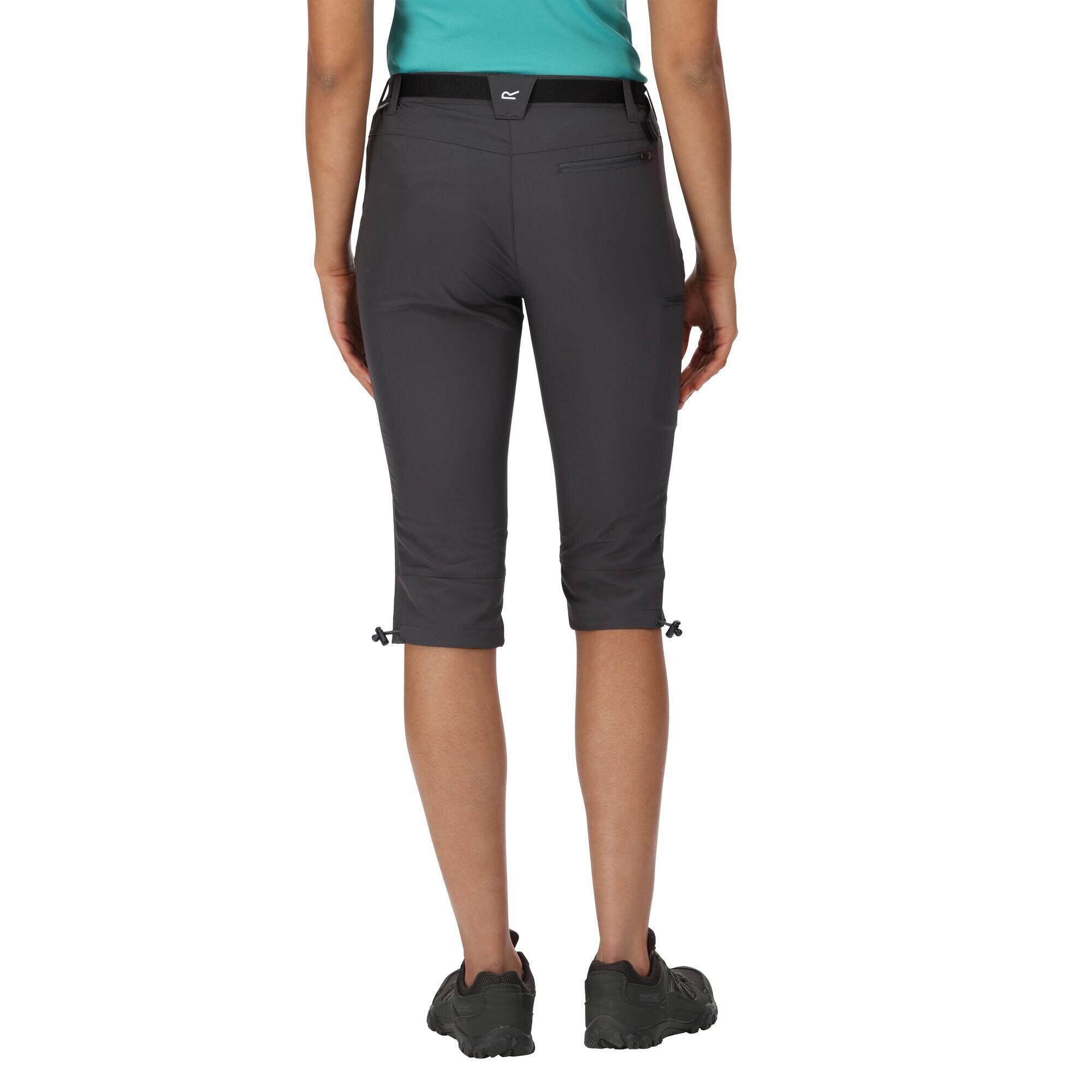Reebok OS Nylux Damen Caprihose – Figurnahe Sport- & Freizeithose In Grün, Elastisch & Feuchtigkeitsregulierend