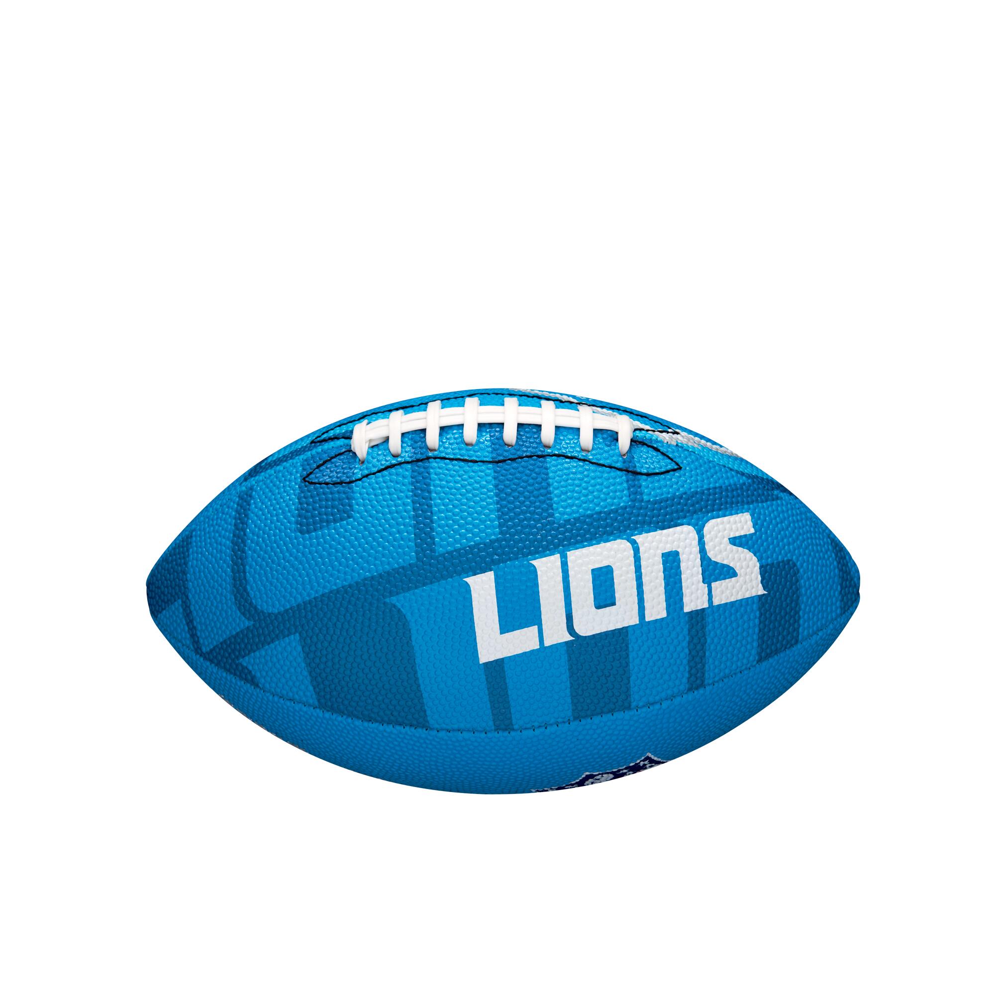 Wilson F1534XB Logo de l'équipe NFL Junior Club Lions 3/4