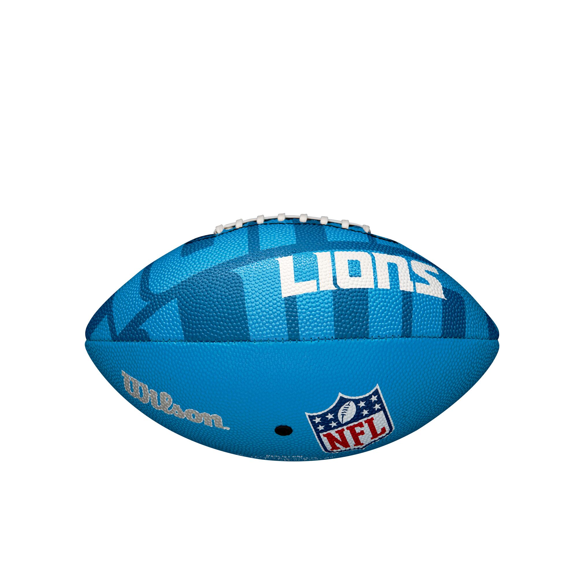 Wilson F1534XB Logo de l'équipe NFL Junior Club Lions 2/4