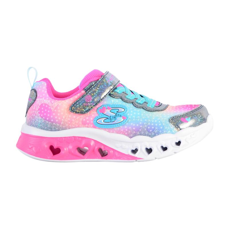 Calçado de caminhada para crianças Skechers Flutter Heart Lights