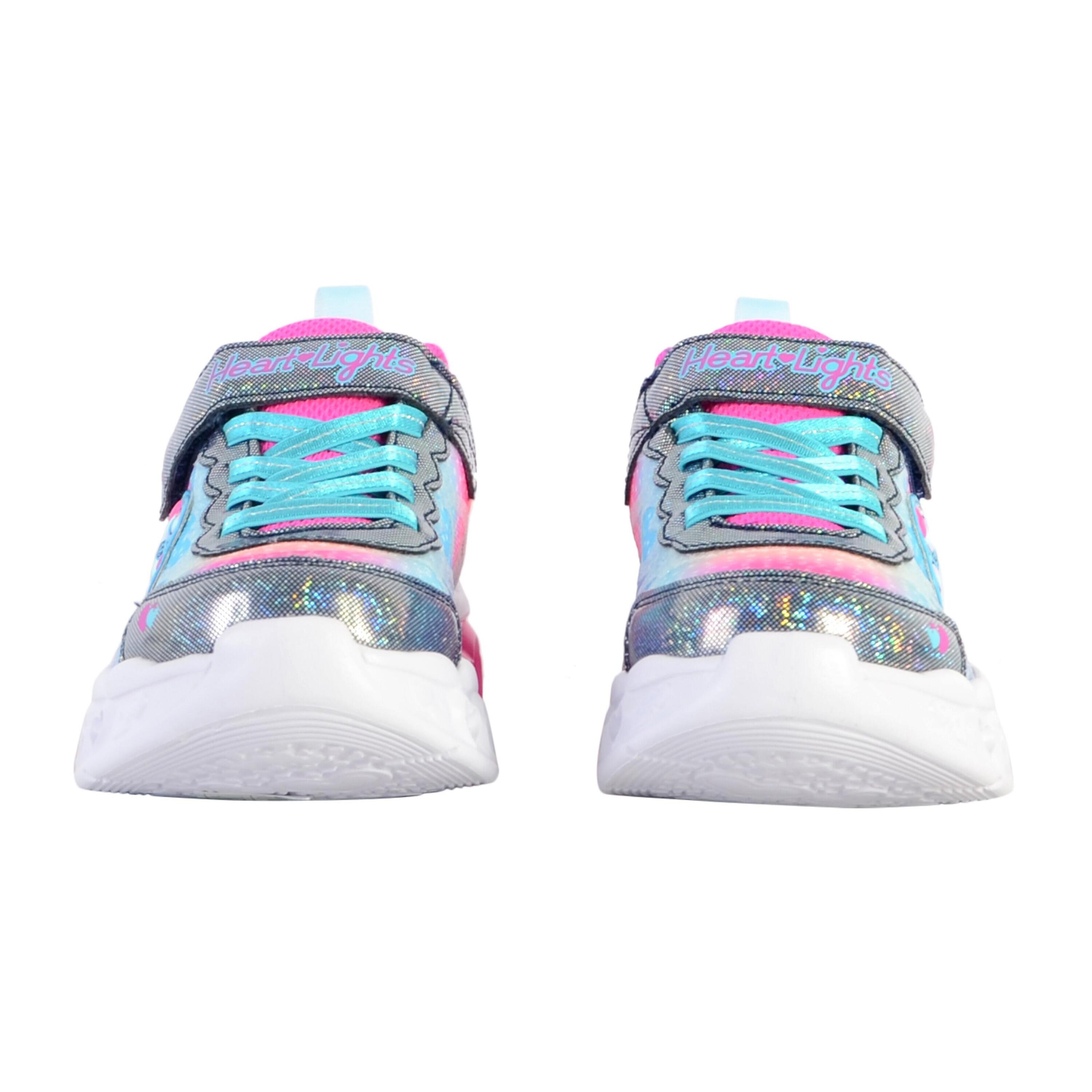 Sneakers Bambina FLUTTER HEART LIGHTS SIMPLY LOVE Blu marino / Multicolore 5/5