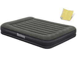 Matelas gonflable randonnée - 203 x 152 x 36 vert adulte