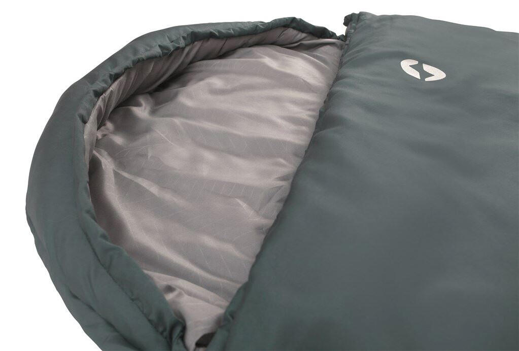 Outwell Saco-cama Campion Lux com fecho de correr esquerdo turquesa 3/7