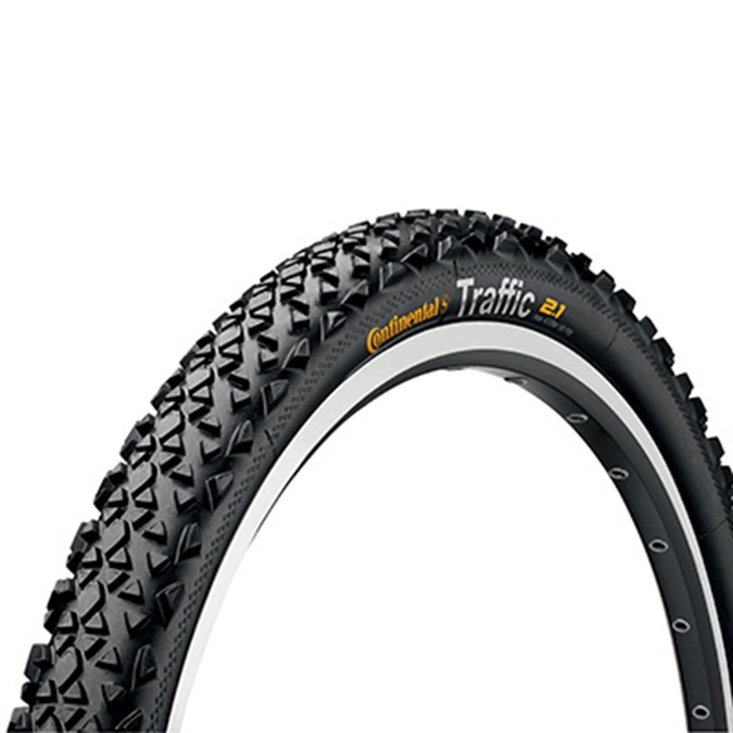 Pneu vtt 26 x 1.90 Continental traffic ii noir tr 50 559 CONTINENTAL Decathlon