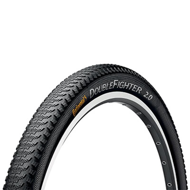 Pneu vtt 26 x 1.90 Continental double fighter noir tr (50-559)