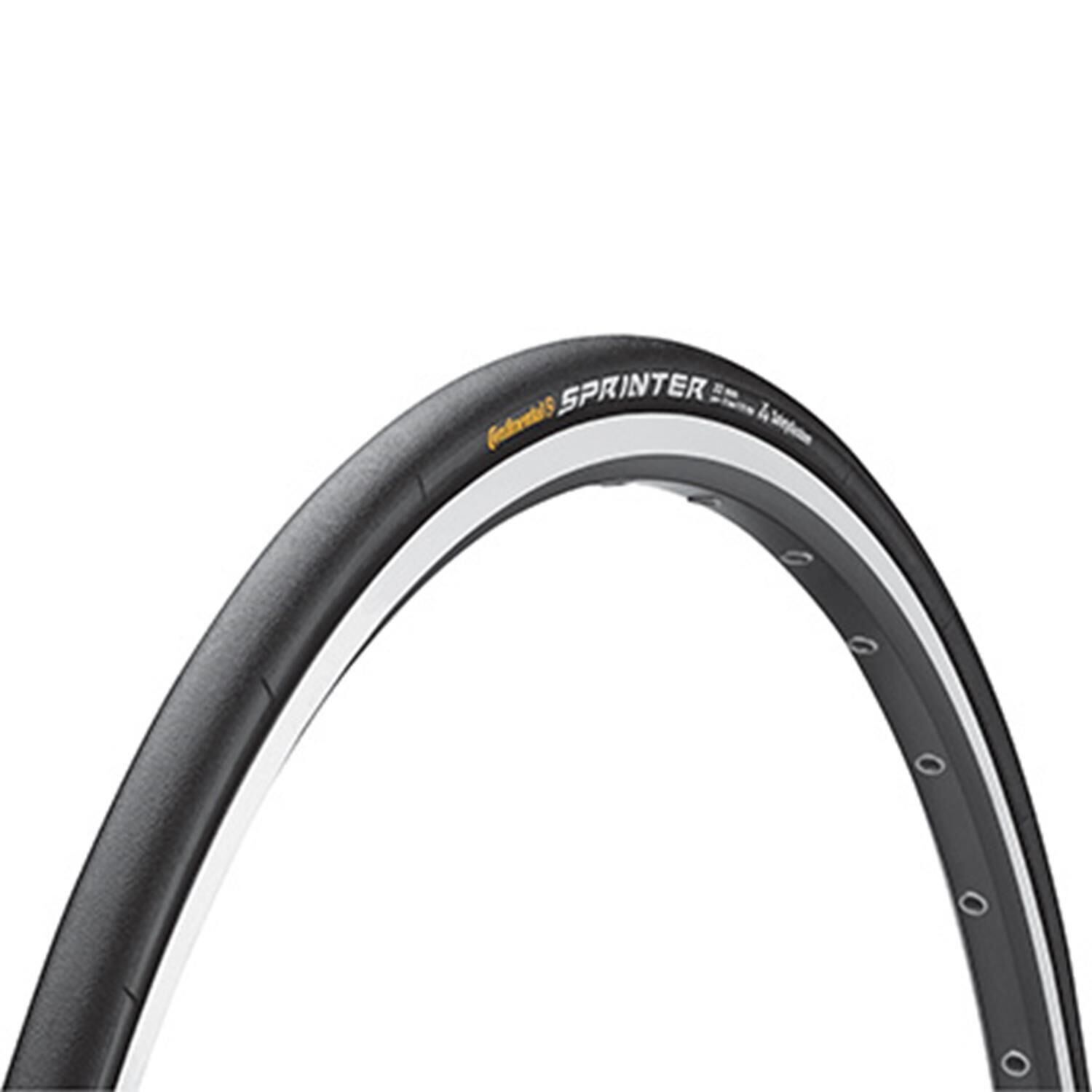 CONTINENTAL Sprinter Gatorskin Tyre-Tubular Road Black/Black 28 X 25mm