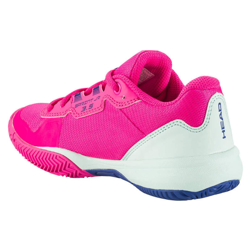 Kinder-Tennisschuhe HEAD Sprint 3.5 Junior Junioren Tennisschuhe PIAQ Pink-Aqua