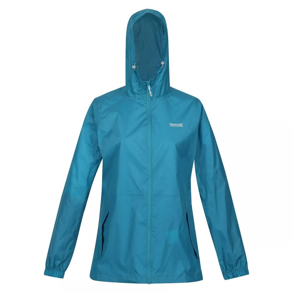 REGATTA Womens/Ladies Pk It Jkt III Waterproof Hooded Jacket (Pagoda Blue)