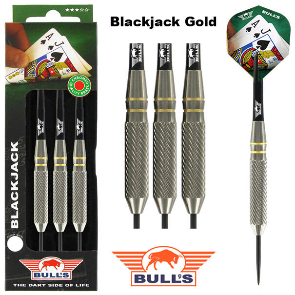 BULL'S Dartpijlen Bull's Blackjack Brass Gold