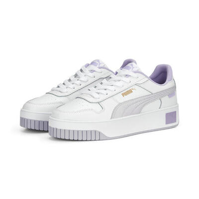 Zapatillas Mujer Carina Street PUMA White Rose Mauve Feather Gray Pink