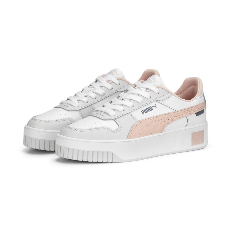 Carina Street sneakers voor dames PUMA White Rose Dust Feather Gray Pink