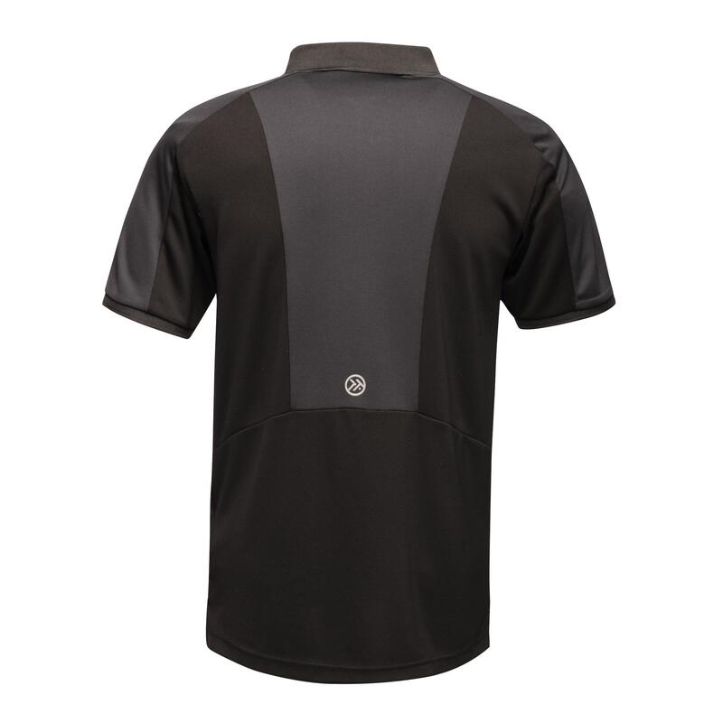 Heren Offensief Polo Shirt (Zwart)