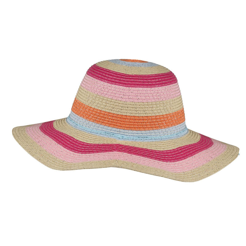 Sombrero para el Sol Mayla de Rayas de Paja para Niños/Niñas Multicolor