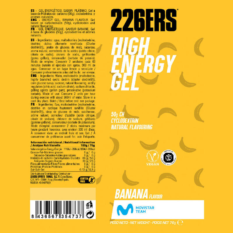 Energiegel 226ERS 76g High Banana
