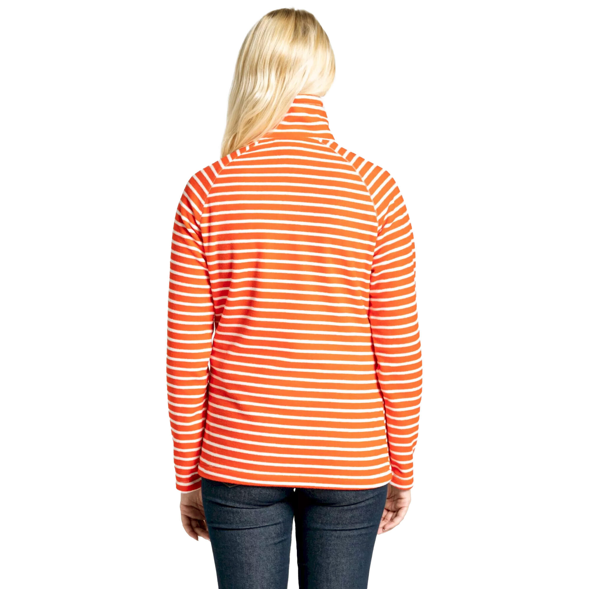 Womens/Ladies Ella Fleece Top (Blood Orange) 2/5