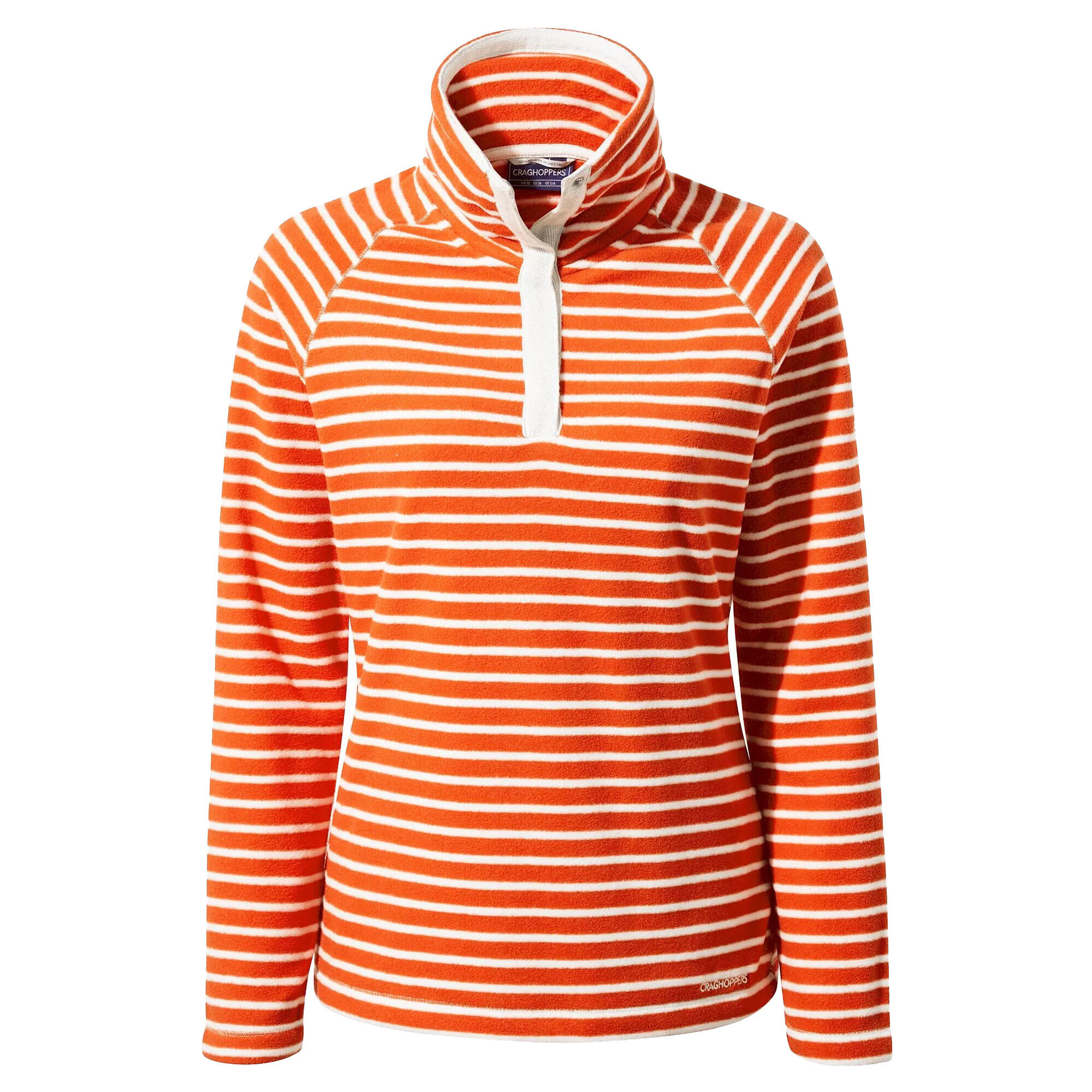 Womens/Ladies Ella Fleece Top (Blood Orange) 1/5