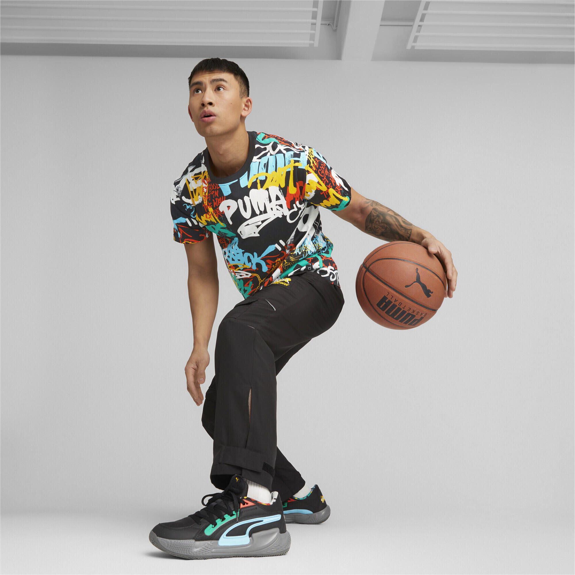 Zapatillas de baloncesto Court Rider Chaos Black PUMA 4/7