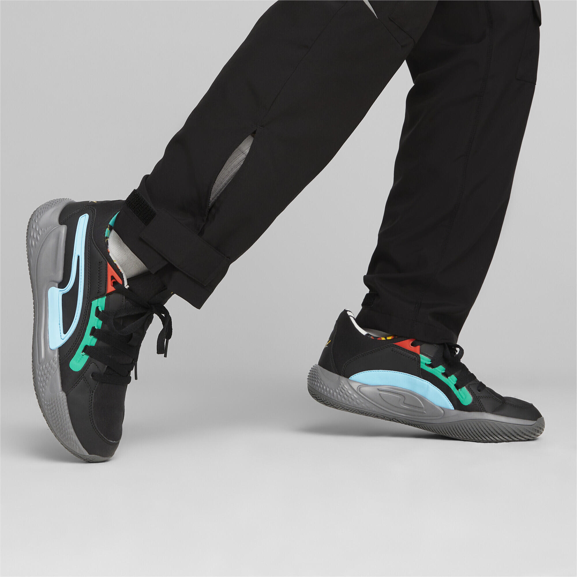 Zapatillas de baloncesto Court Rider Chaos Black PUMA 3/7