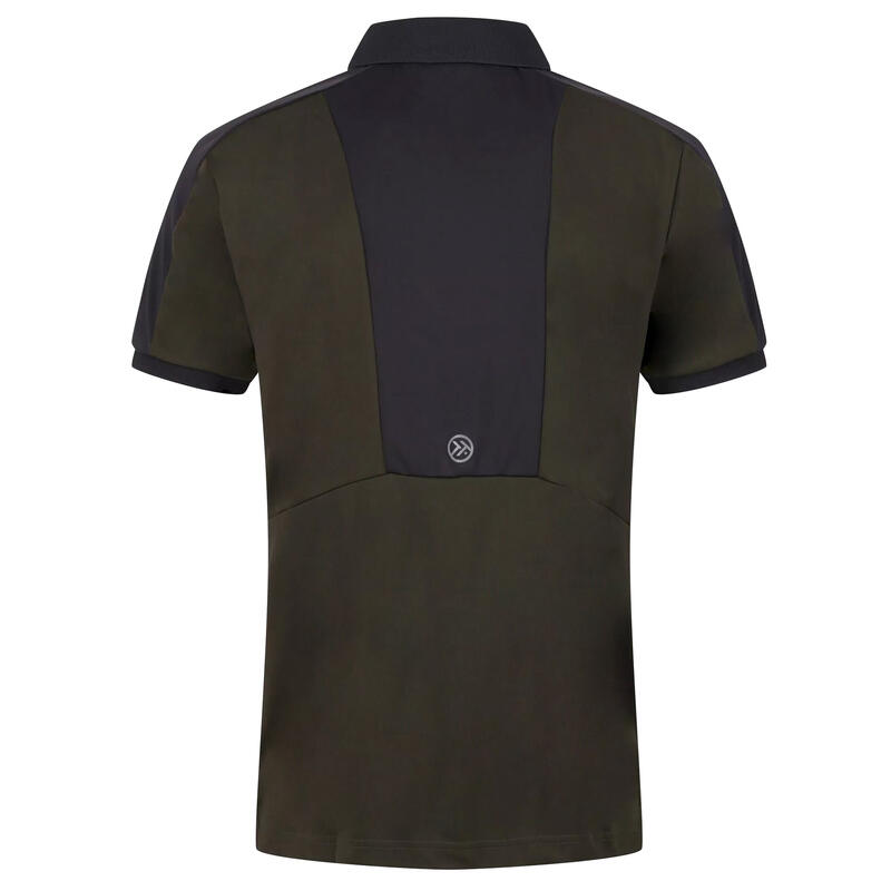 Poloshirt Offensive, feuchtigkeitstransportierend Herren Dunkles Khaki