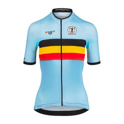 Fietsshirt Dames - Blauw  - Officieel Team België (2023)