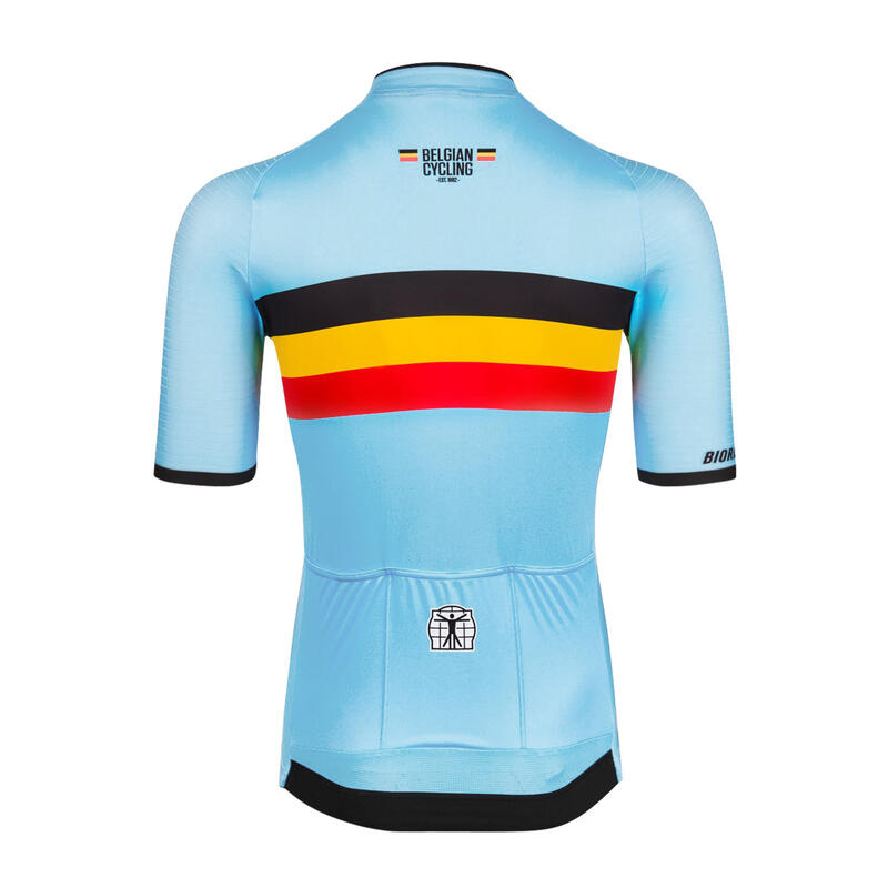 Maglia Ciclismo per Uomo - Azul - Official Team Belgium (2023)