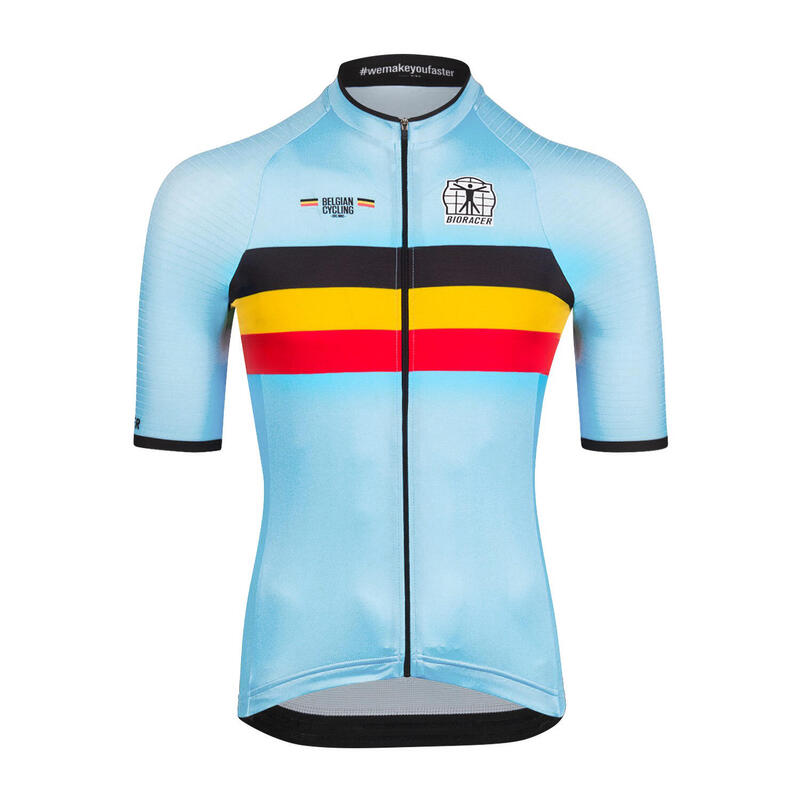 Radtrikot für Herren – Blau - Official Team Belgium (2023)