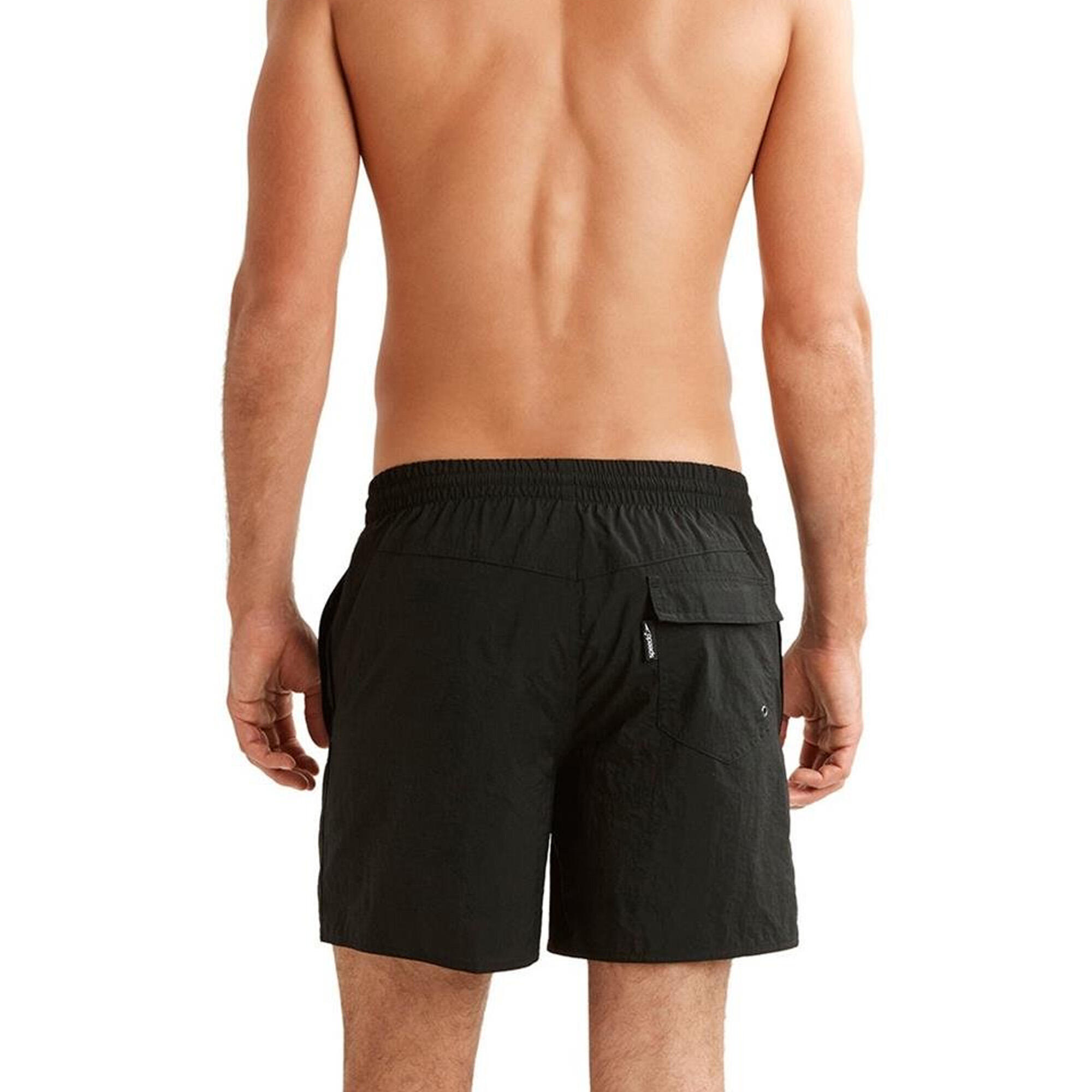 Mens Essential 16 Swim Shorts (Black) 2/4