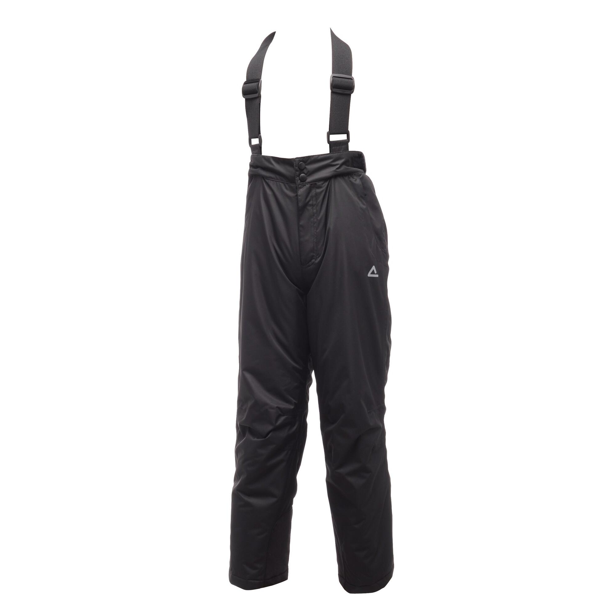 Childrens/Kids Turn About Waterproof Ski Trousers (Black) 2/3