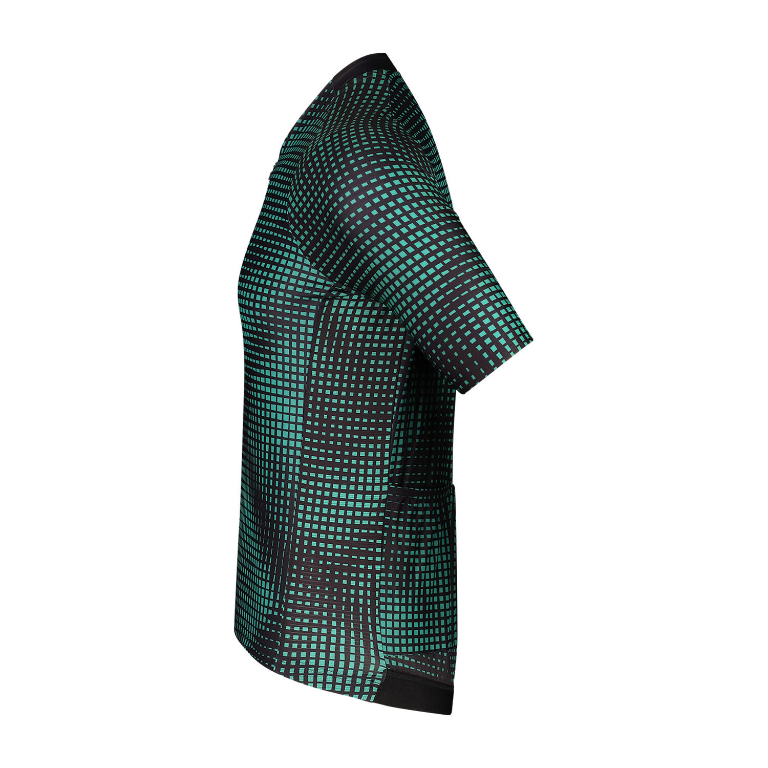 Maillot Ciclismo Manga Corta Hombre - Icon Optic Art Verde 3/4