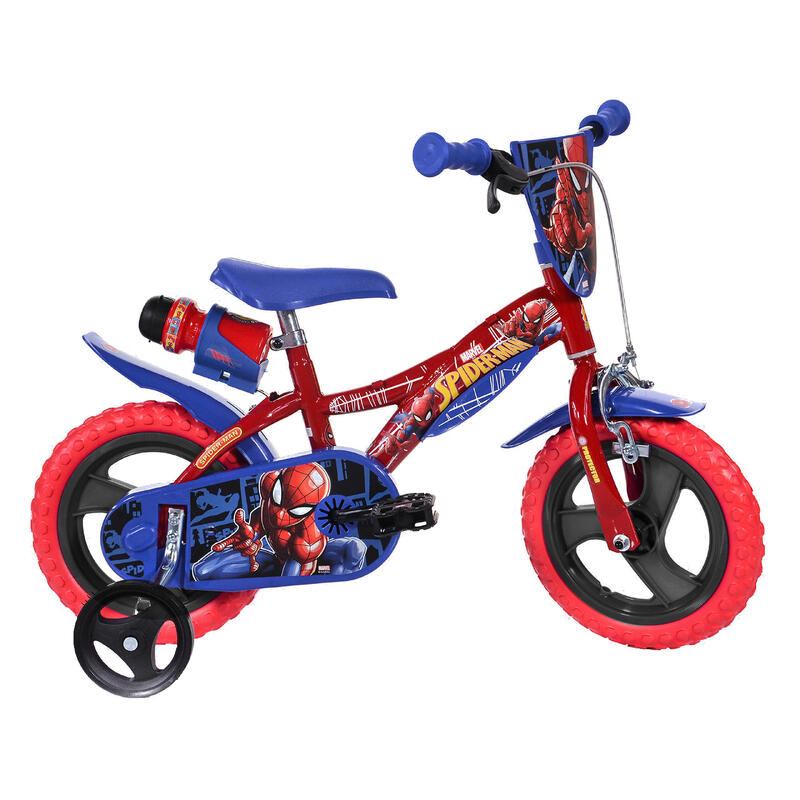 combinar Regenerador Ajustarse Bicicleta Niños 12 Pulgadas Spider-Man rojo 3-5 años | Decathlon