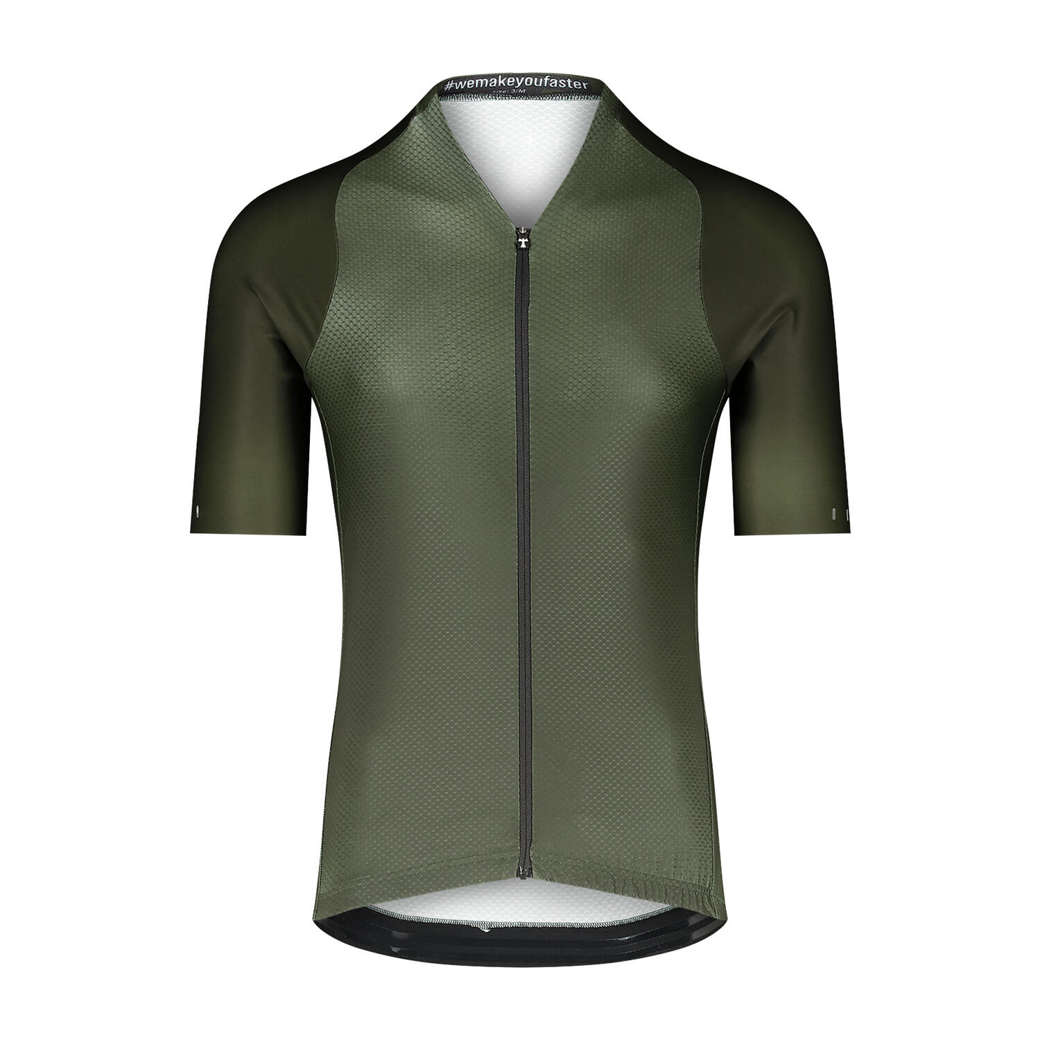 BIORACER Fietsshirt Heren - Groen - Icon Coldblack