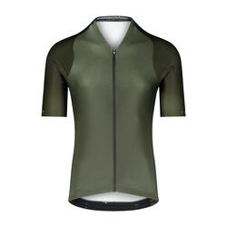 Maillot Cyclisme UV-Protecteur Manches Courtes Homme - Icon Coldblack Olive
