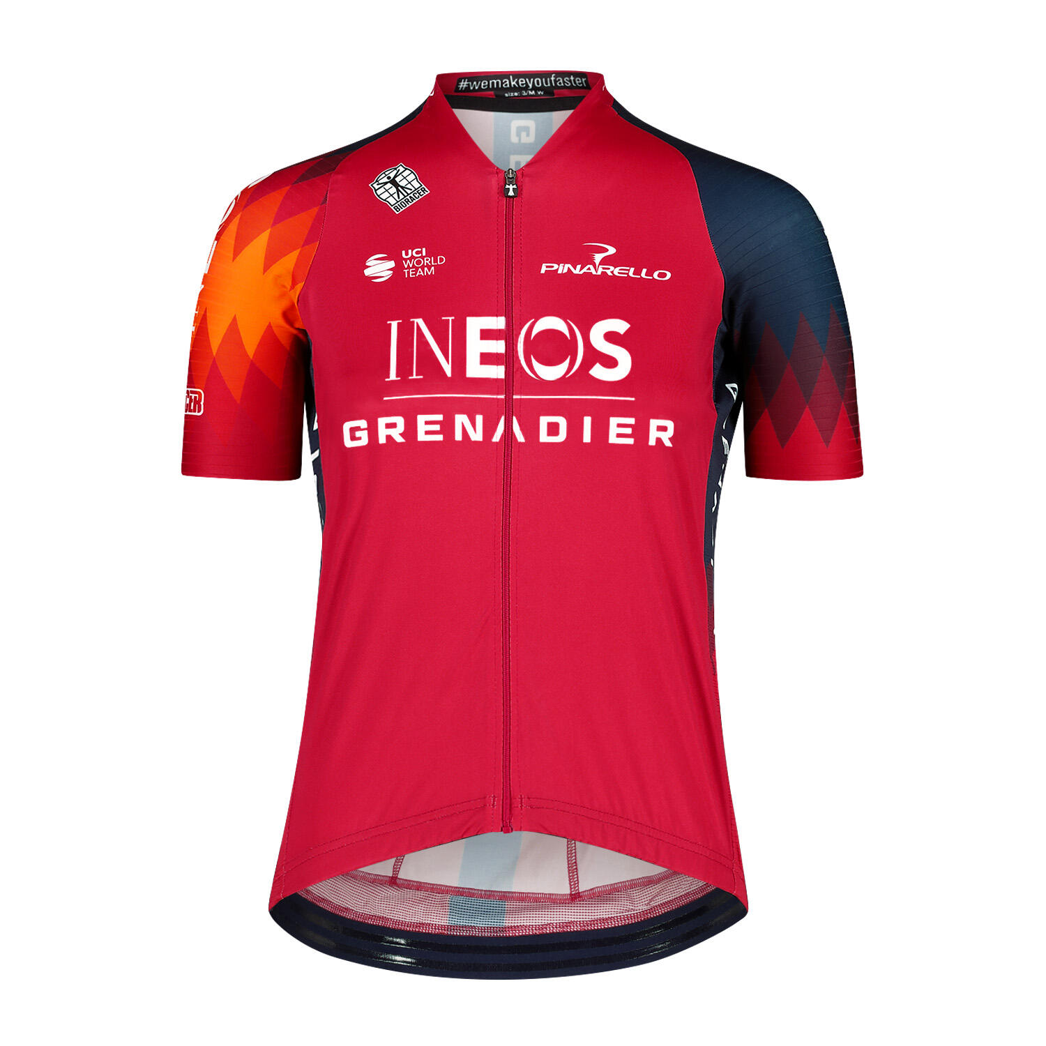 Bioracer - Maillot Cyclisme Manches Courtes Femme - Ineos Grenadiers Rouge - Maillot Manches Courtes - Rouge - 48 Xl - Decathlon