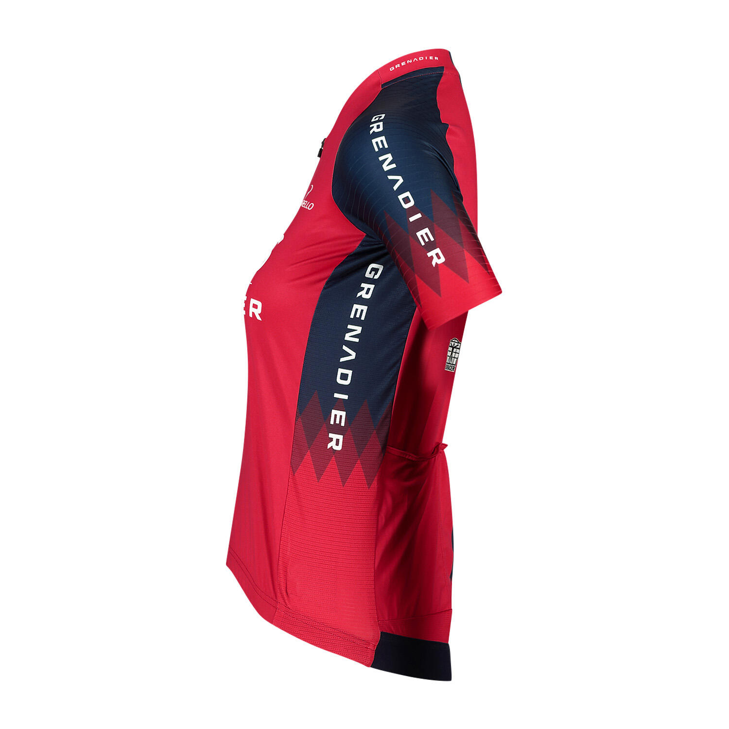 Maillot Ciclismo Manga Corta Mujer - INEOS Grenadiers Rojo 3/4