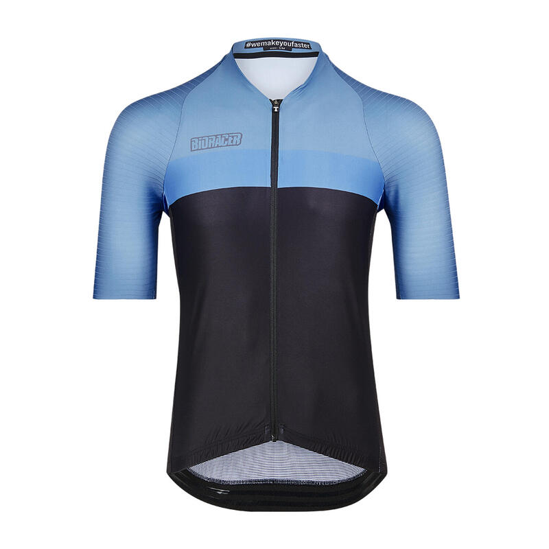 Fietsshirt Heren - Blauw - Icon Kleurblok